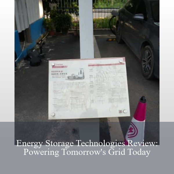 Energy Storage Technologies Review: Powering Tomorrow's Grid Today
